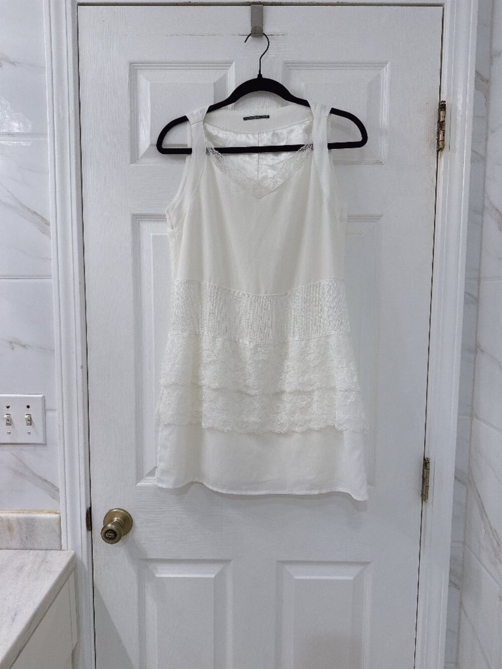Canal Concept Lace Sleeveless Dress